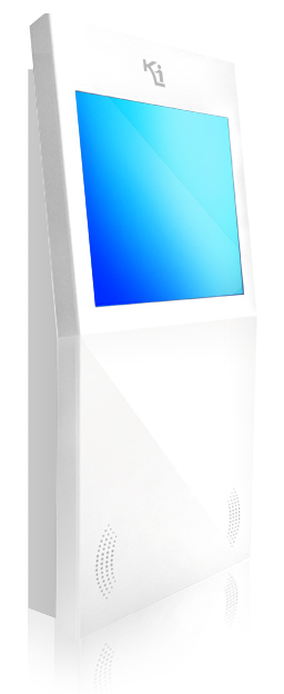 chiosco multimediale a touch screen da parete